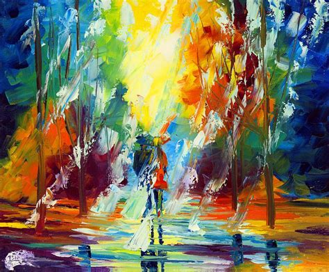 Summer Rain Painting By Ash Hussein