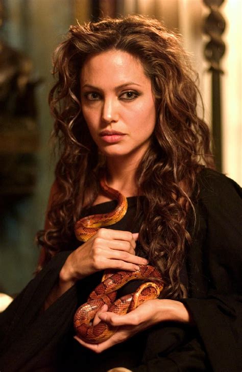 ANGELINA JOLIE As Queen Olympias In The Action Adventure Drama Alexander Starring Colin Farrell