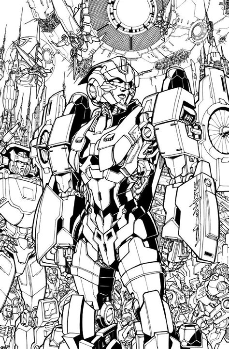 Idws New Transformers Comic Series Milne Line Art For Issue 12 Cover