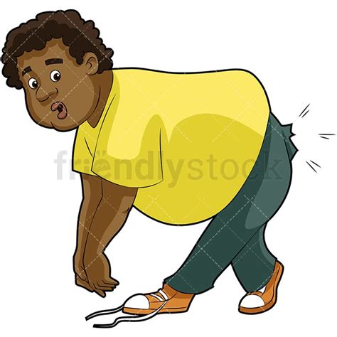 Overweight Man On Weight Scale Cartoon Vector Clipart Friendlystock