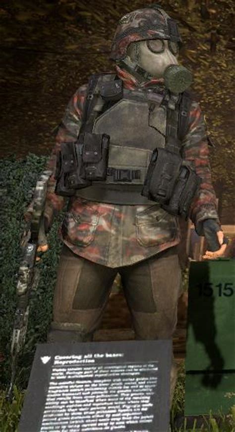 Cod Mw2 Spetsnaz Soldier Gas Mask Minecraft Skin