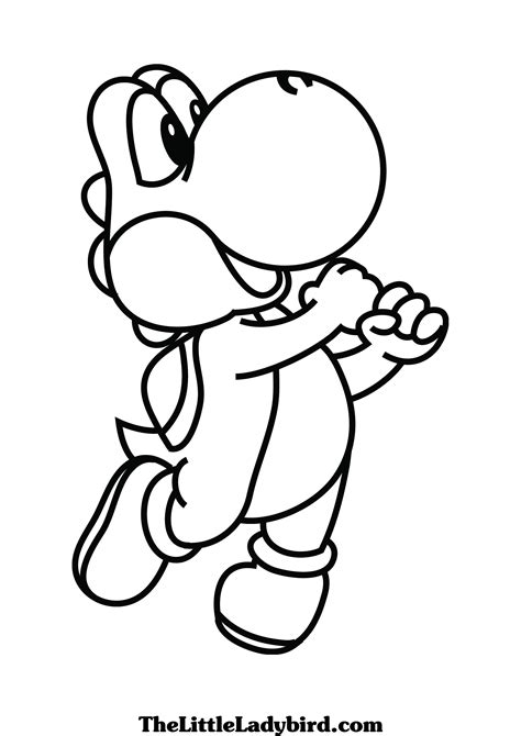Yoshi baby mario coloring pages. Mario Bros Yoshi Coloring Pages at GetColorings.com | Free ...