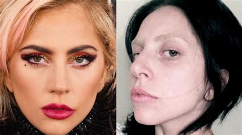 Like in the music videos. Lady Gaga Without Makeup - Celebrity In Styles