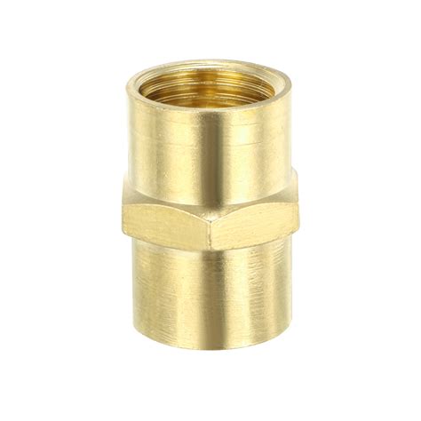 Brass Pipe Fitting Equal Coupling Hex 14 Npt ×14 Npt Female
