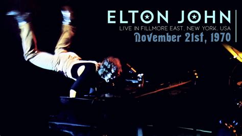 Elton John Live In New York November 21st 1970 Youtube