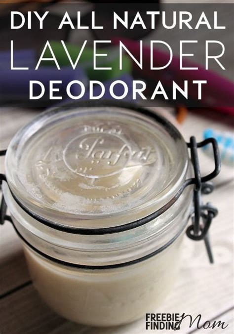Homemade Natural Deodorant Diy All Natural Lavender Deodorant
