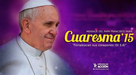 El papa francisco publicó este viernes 12 de febrero su mensaje para la cuaresma 2021, en el que nos recuerda que este tiempo litúrgico es tiempo de conversión, renovando nuestra fe, saciando nuestra sed con el agua viva de la esperanza y recibiendo con el corazón abierto el amor de dios. Oremos x: MENSAJE DEL SANTO PADRE FRANCISCO PARA LA ...