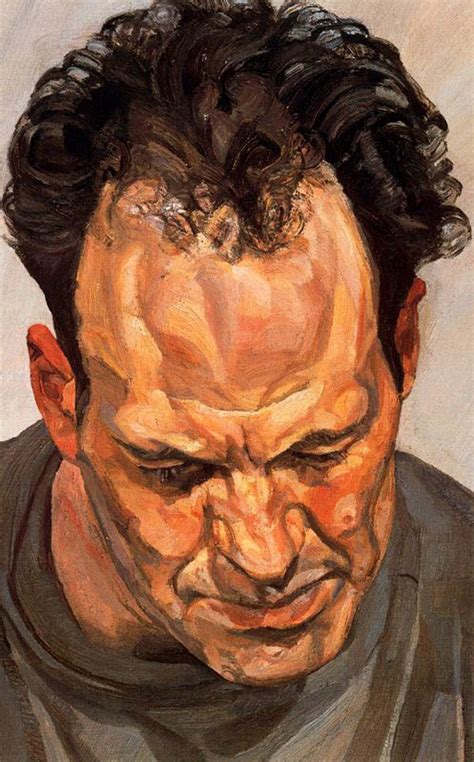 Portrait Of Frank Auerbach By Lucian Freud Lucian Freud Portraits