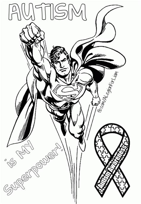Autism Awareness Coloring Pages Coloring Home