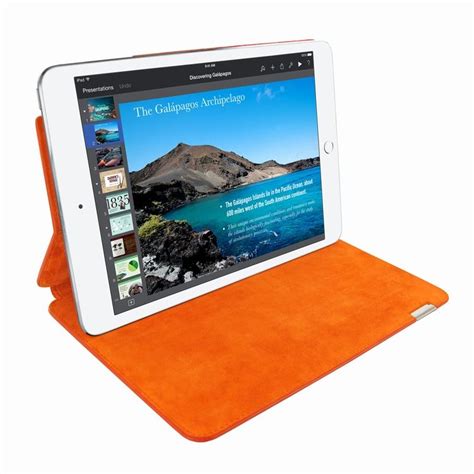 Ipad Air 2 Cases Orangethe Best Leather Quality Made By Best Craftman