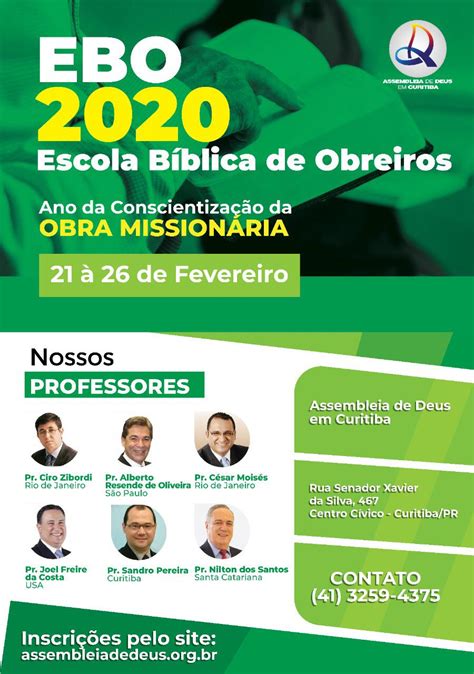 Escola Bíblica Dominical Ad Curitiba Eventos De Ebd