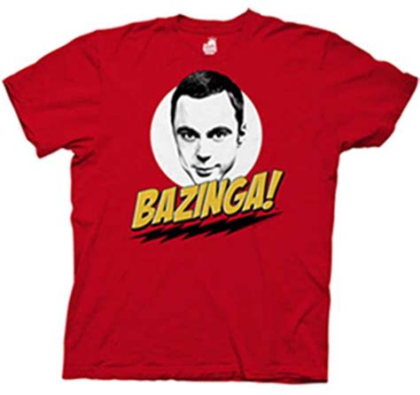 Big Bang Bazinga With Sheldon Shirt Ebay