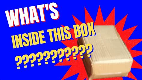 Unboxing The Mystery Box Youtube