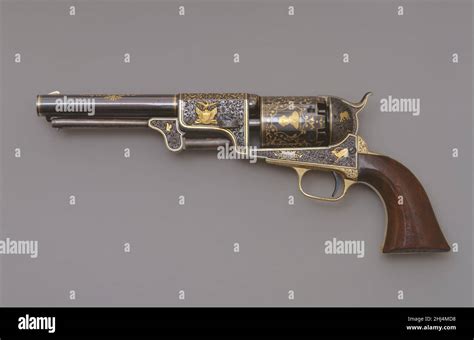 colt third model dragoon percussion revolver serial no 12406 ca 1853 samuel colt american