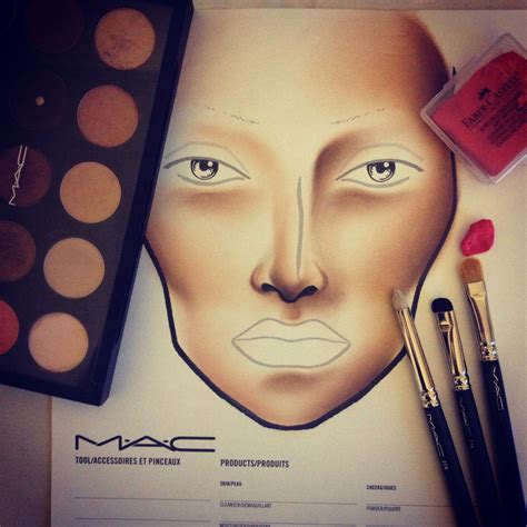 Mac Face Charts Makeup Face Charts Makeup Artist Kit Artistry Makeup Hand Makeup