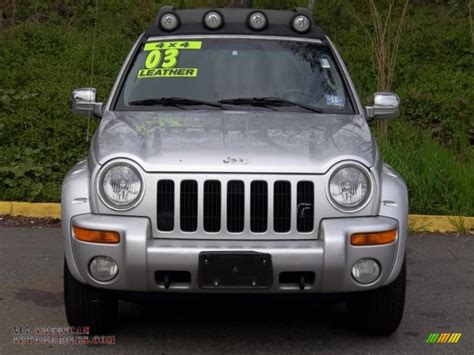 2003 Jeep Liberty Renegade 4x4 In Bright Silver Metallic Photo 27