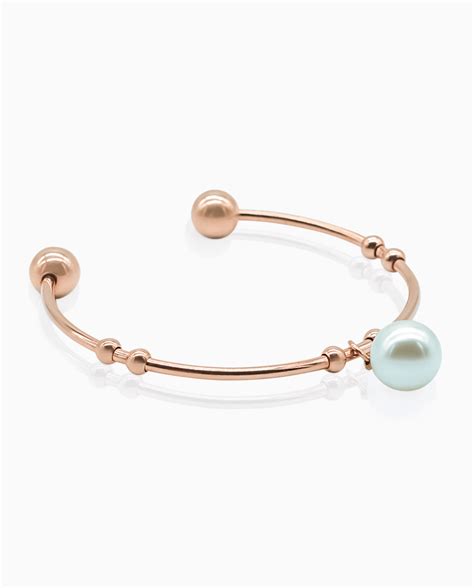 Rose Gold Hanging Pearl Cuff Bracelet For Women Premium Mens Bracelets And Bracelets For Women