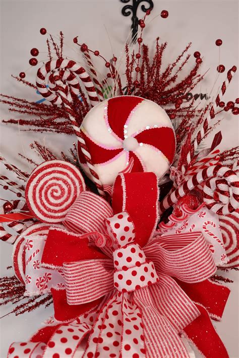 Candy Cane Christmas Tree Topper Swayme Vegas