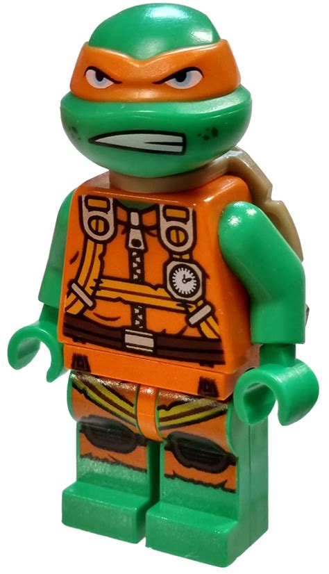 Lego Teenage Mutant Ninja Turtles Michelangelo Minifigure Jumpsuit