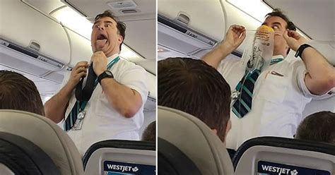 Westjet Flight Attendants Hilarious Safety Demonstration Small Joys