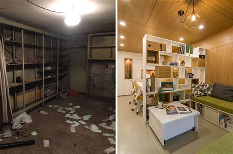 The only clue that indicates an old garage lies at the base of this bright. Before & After - This Old Garage Has Been Converted Into ...