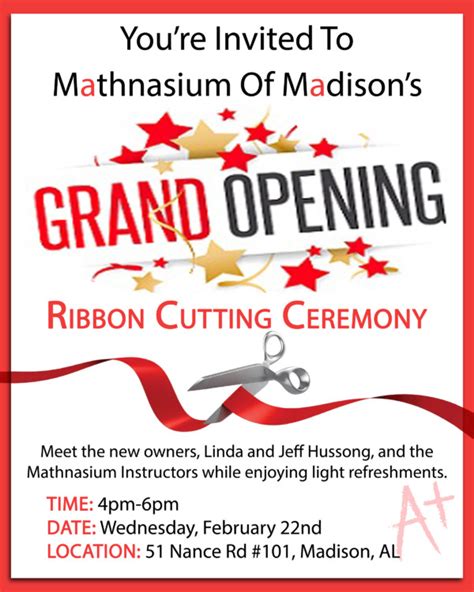 Ribbon Cutting Grand Re Opening Ceremony Mathnasium