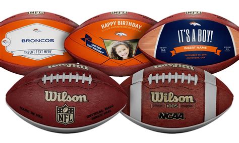 Personalized Wilson Nfl Football Wilson Sporting Goods Co Groupon