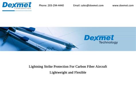 Lightning Strike Protection For Carbon Fiber Aircraft Lightweight And