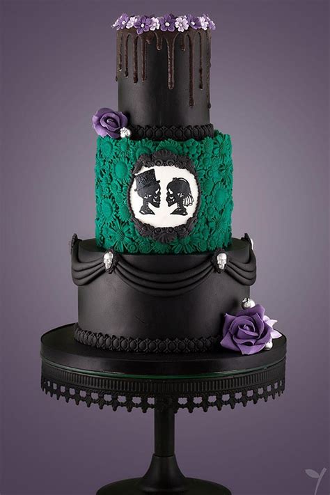 The Spookiest Gothic Wedding Cakes Uk