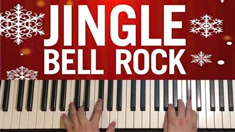 How To Play Jingle Bell Rock Piano Tutorial Lesson Youtube