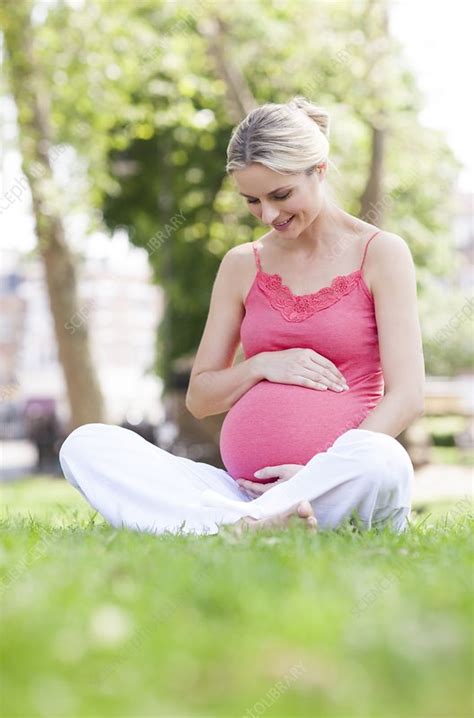 Happy Pregnant Woman Stock Image F0055994 Science Photo Library