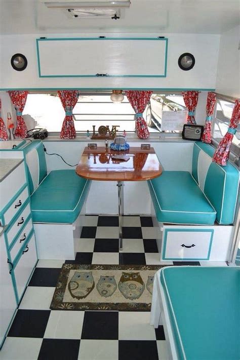 10 Aesthetic Vintage Travel Trailer Decorating Ideas Pictures Country