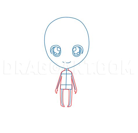 How To Draw Chibi Bodies Step By Step Drawing Guide B