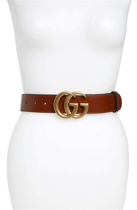 Gucci Gg Logo Leather Belt Nordstrom
