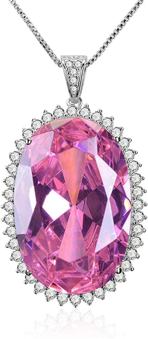Collares Con Colgante De Piedras Preciosas De Diamantes De Circonita De