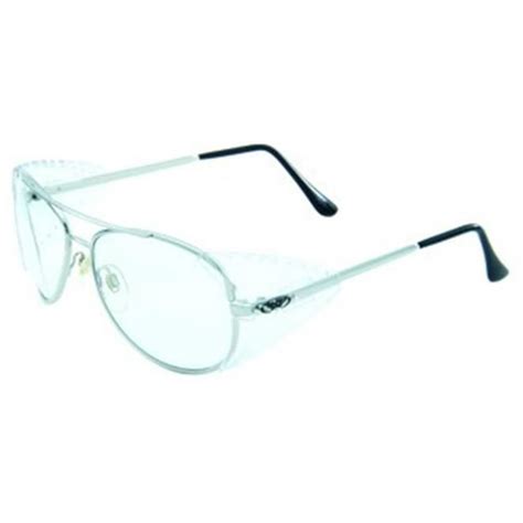 Safety Aviator Z87 Safety Glasses With Clear Lens