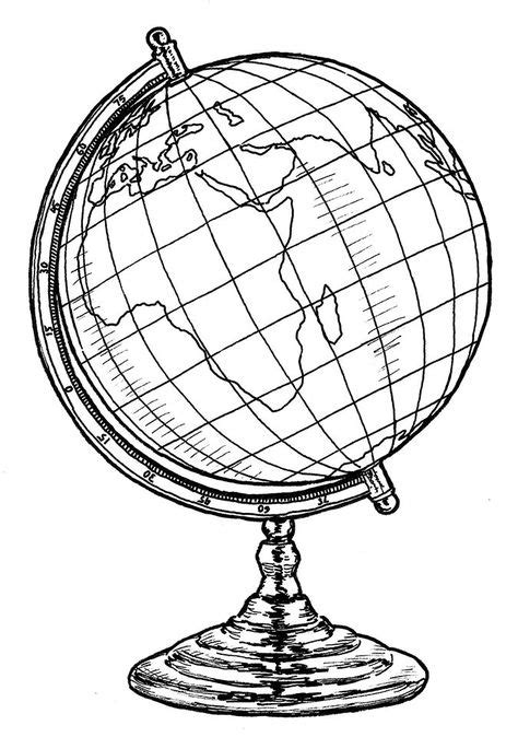 How To Draw World Globes With Easy Step By Step Drawing Tutorial