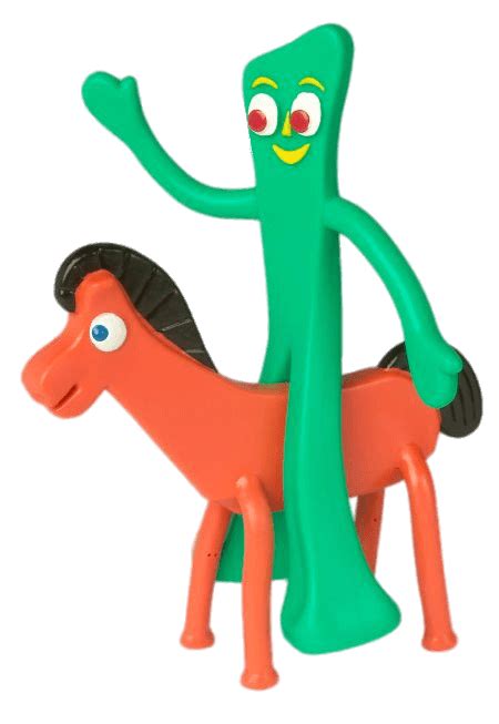 Gumby Sitting On Pokey Transparent PNG StickPNG
