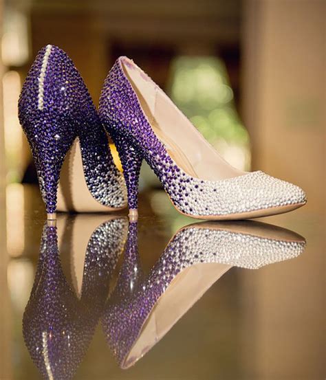 Wedding Ideas By Colour Purple Wedding Shoes All That Glitters