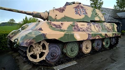 Surviving German King Tiger Tank In La Gleize Belgium Ardennes
