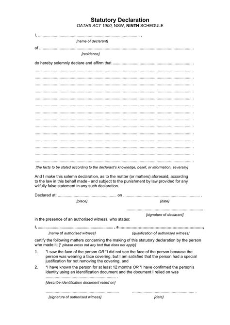 Statutory Declaration Form Fill Out And Sign Printable Pdf Template Porn Sex Picture