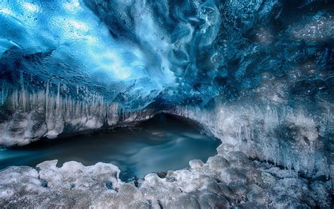 Ice Tunnel Hd Wallpaper Background Image 1920x1200