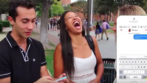this dude asks college girls for advice on tinder and all they can do is laugh