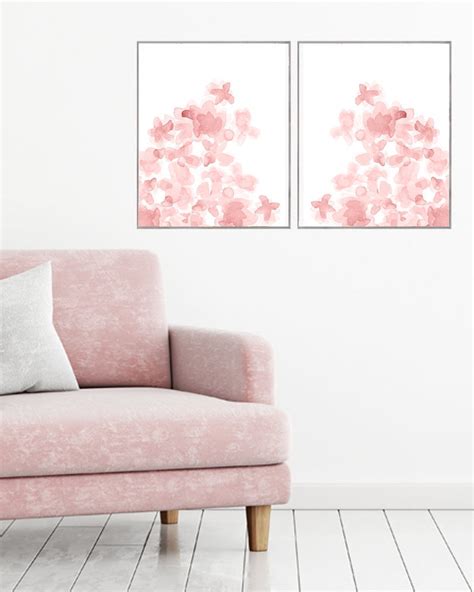 Pink Flower Posters 16x20 Large Pink Prints Pink Flower Etsy
