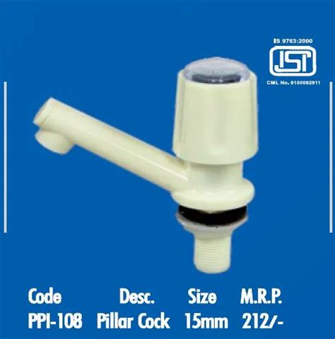 Poly Plast Ptmt Pillar Cock For Bathroom Fitting Size Mm At Rs Piece In New Delhi