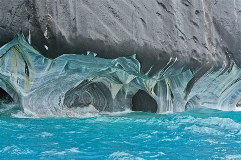 Wallpaper Marble Caves Chile Chico Chile Water 2048x1364
