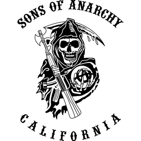 Sticker Sons Of Anarchy 104 57x76 Cm Cdiscount Maison