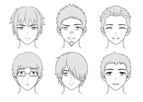 This Step By Step Tutorial Shows How To Draw Male Anime And Manga