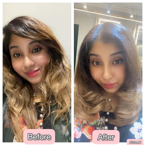 Ayesha Hossain Sharing My Before And After Hair