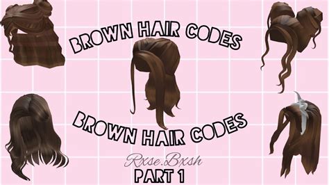 Brown Hair In Cute Bloxburg Hair Codes Bloxburg Hair Codes Hot Sex